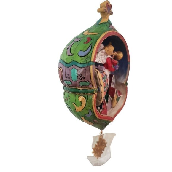 2008 JIM SHORE A HEAVENLY TUNE ANGEL VILLAGE CHRISTMAS ORNAMENT DANBURY MINT - Picture 6 of 7